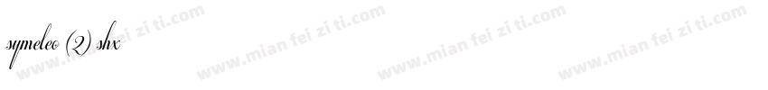 symeteo (2) shx字体转换